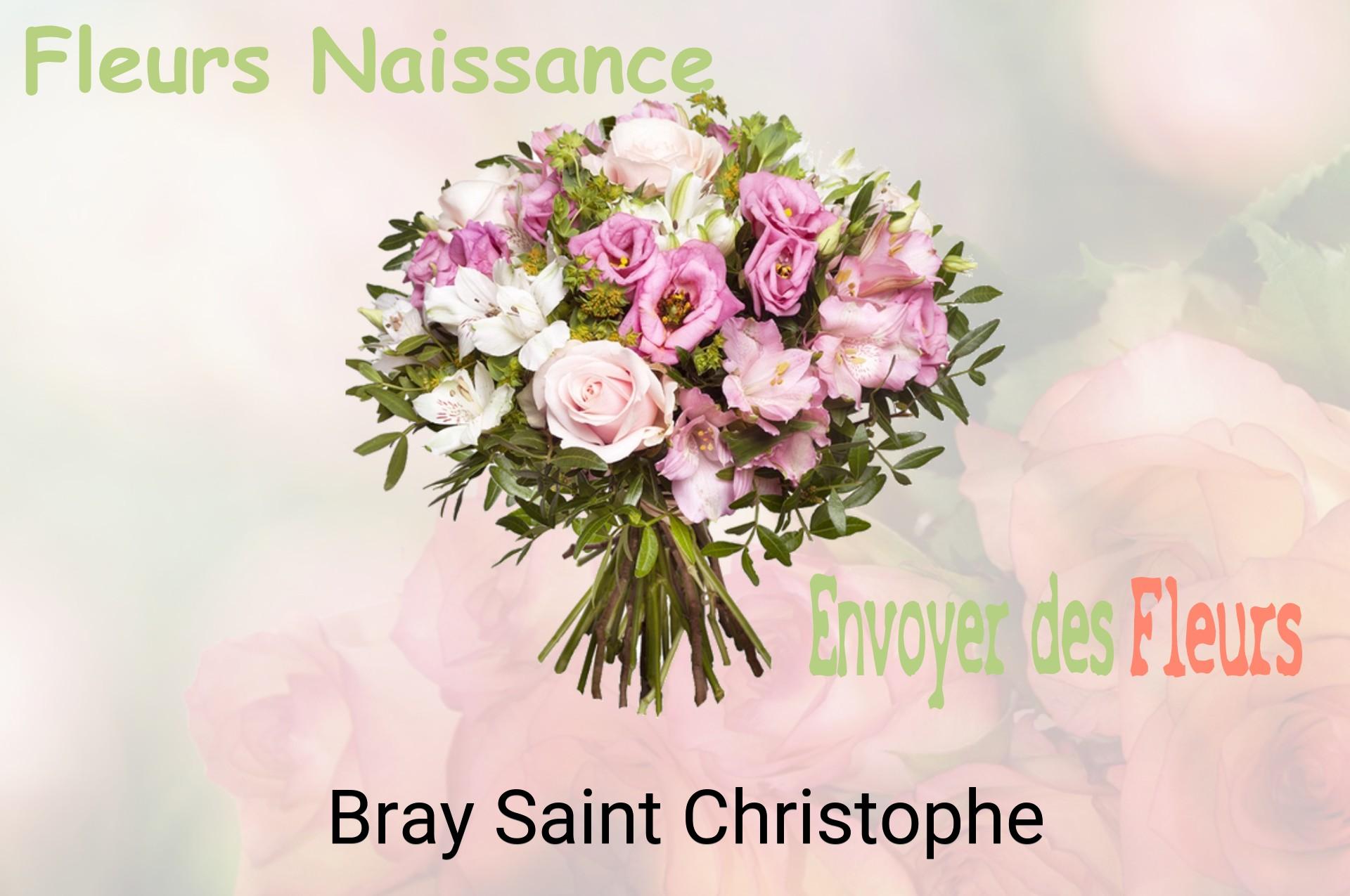 Bouquet de fleurs de naissance livré à Bray-Saint-Christophe